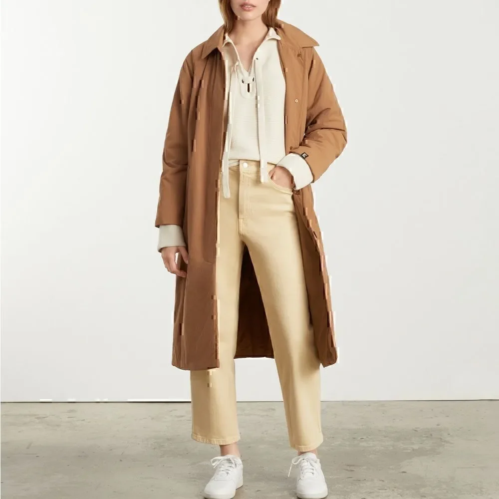 NWT Everlane The Lace Up Smock Wool Blend Sweater XL Cozy Comfy - Picture 3 of 6